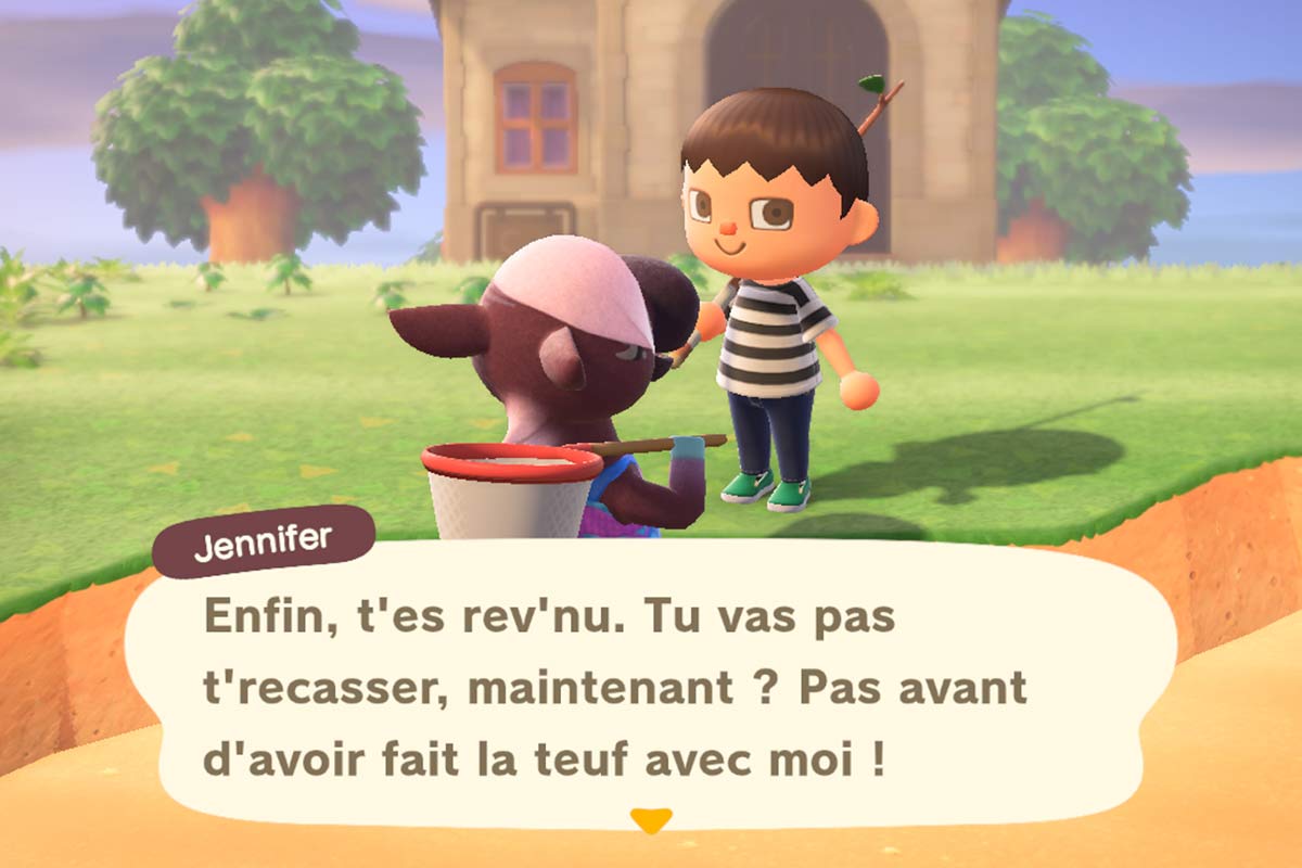 Animal Crossing: New Horizons in French